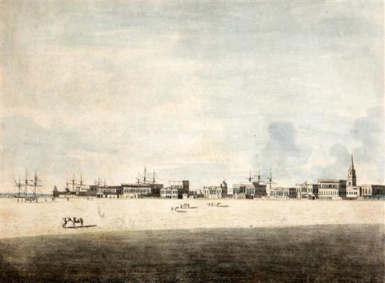 William Baillie (1752-1799) Views of Calcutta, 1794 11 x 14.75in., unframed